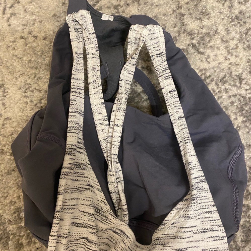 Lululemon tank and bra combo